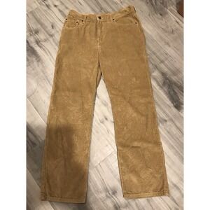 Levi's Pants Mens 29X30 Tan Corduroy Straight Leg Preppy